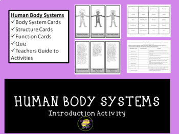 Human Body Systems Activity